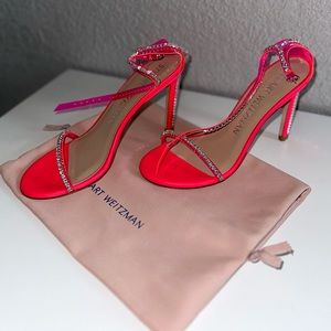 Neon Pink Stuart Weitzman Heels